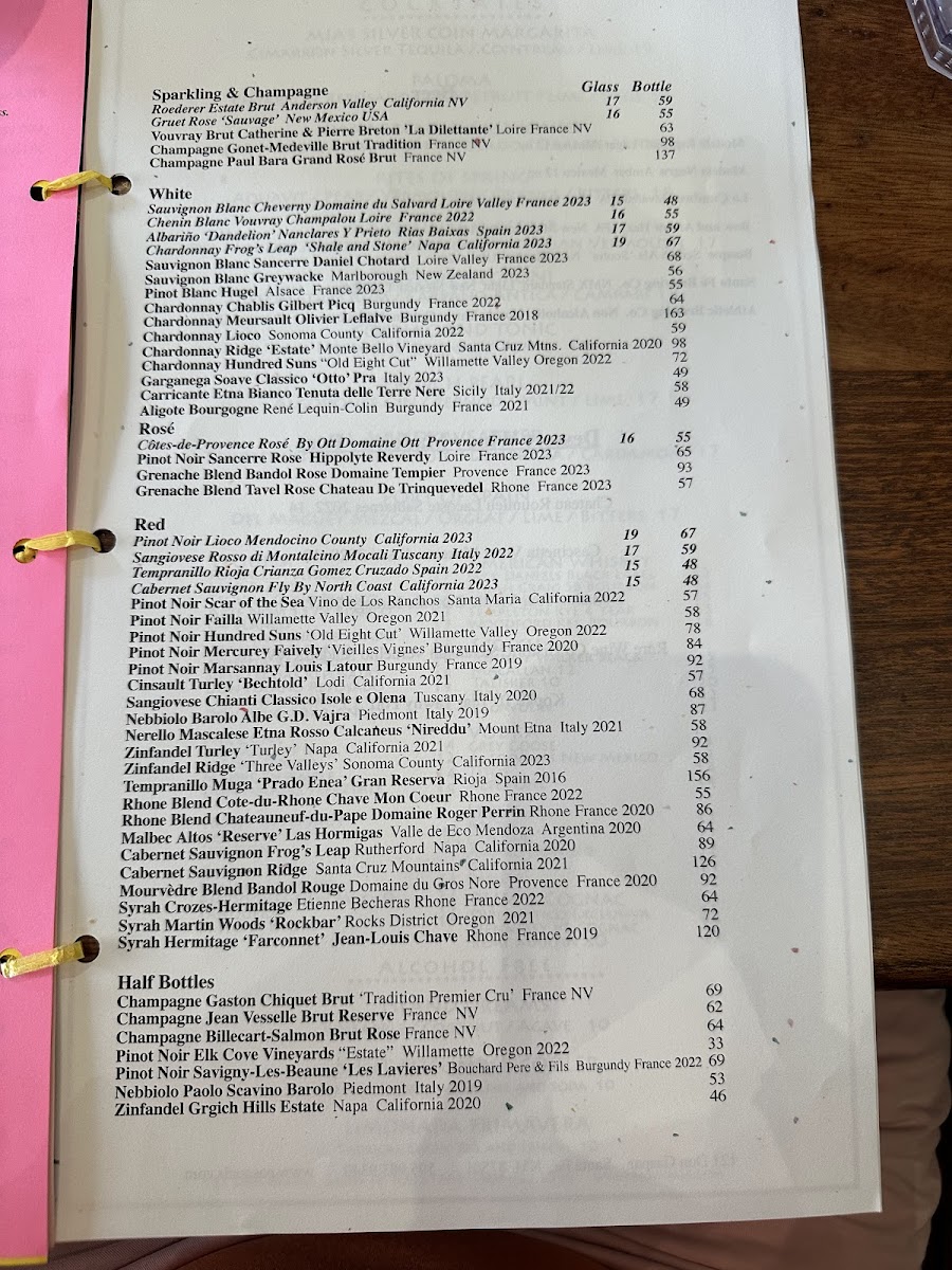 Cafe Pasqual's Menu - Image 2